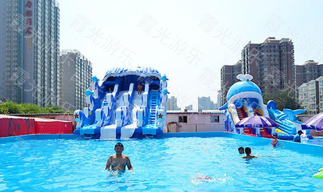 延长水上乐园游泳池